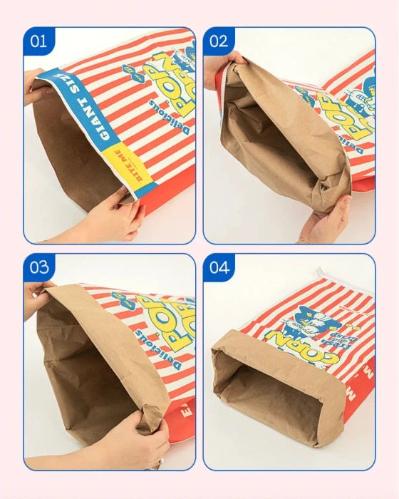 Pop Corn Cat hide & play paper bag