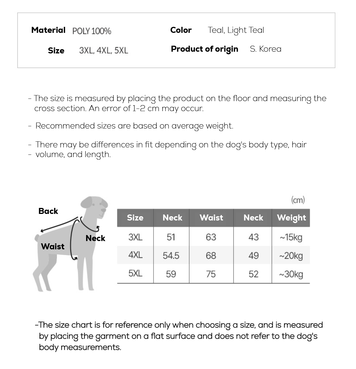 Bite Me Easy-Peasy Koala Raincoat (For Large Dogs)