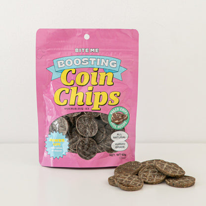 100% Human Grade Boosting Coin Chips - Pork