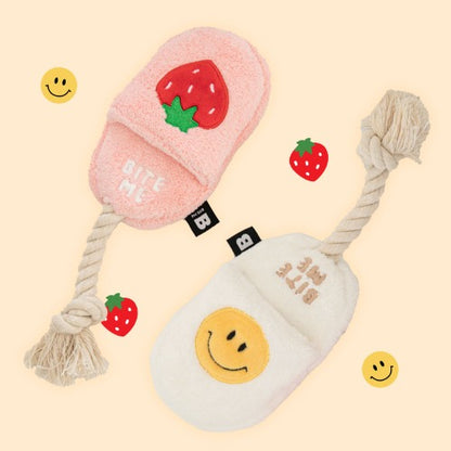 Bite Me Slipper Tug Toy - Smiley