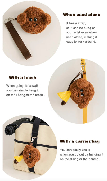 Poodle Poop Bag Pouch